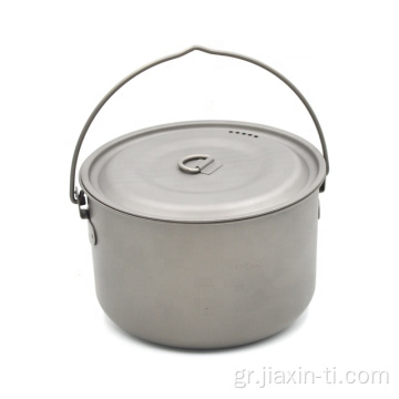 Pot Titanium με πτυσσόμενη λαβή για κάμπινγκ για κάμπινγκ